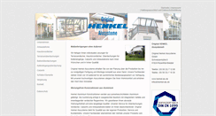 Desktop Screenshot of henkel-alu.de